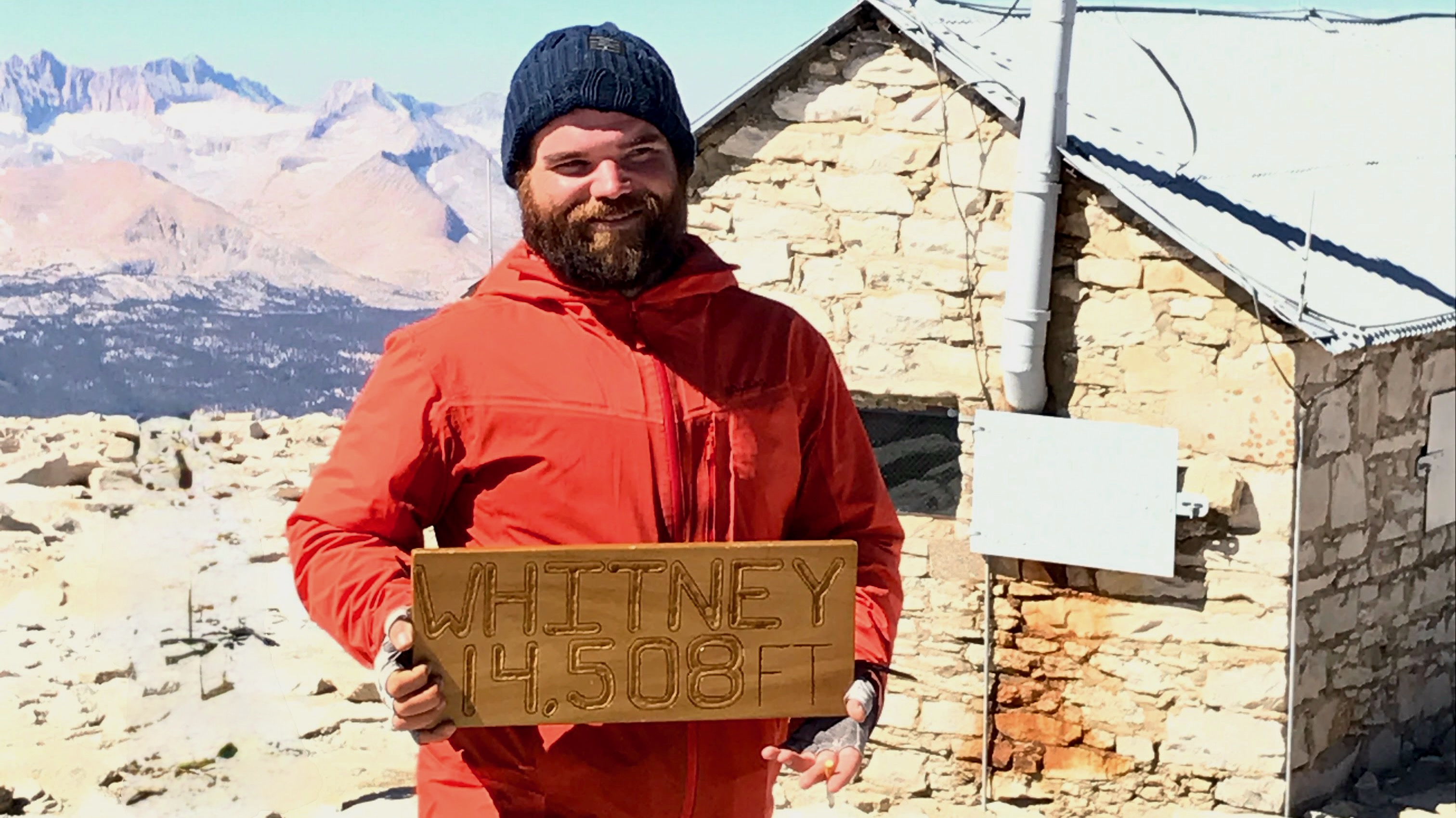 Thomas on Mount Whitney (14,508 ft)